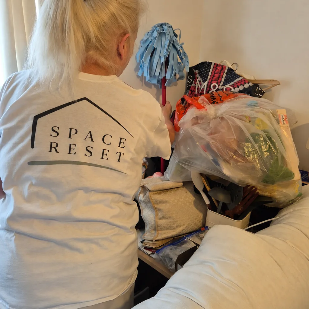 Hoarding cleaning carried out by the Space Reset team