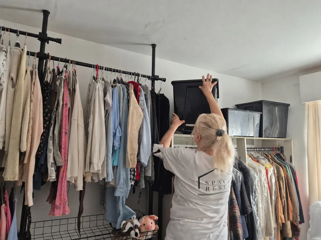 Decluttering carried out by the Space Reset team